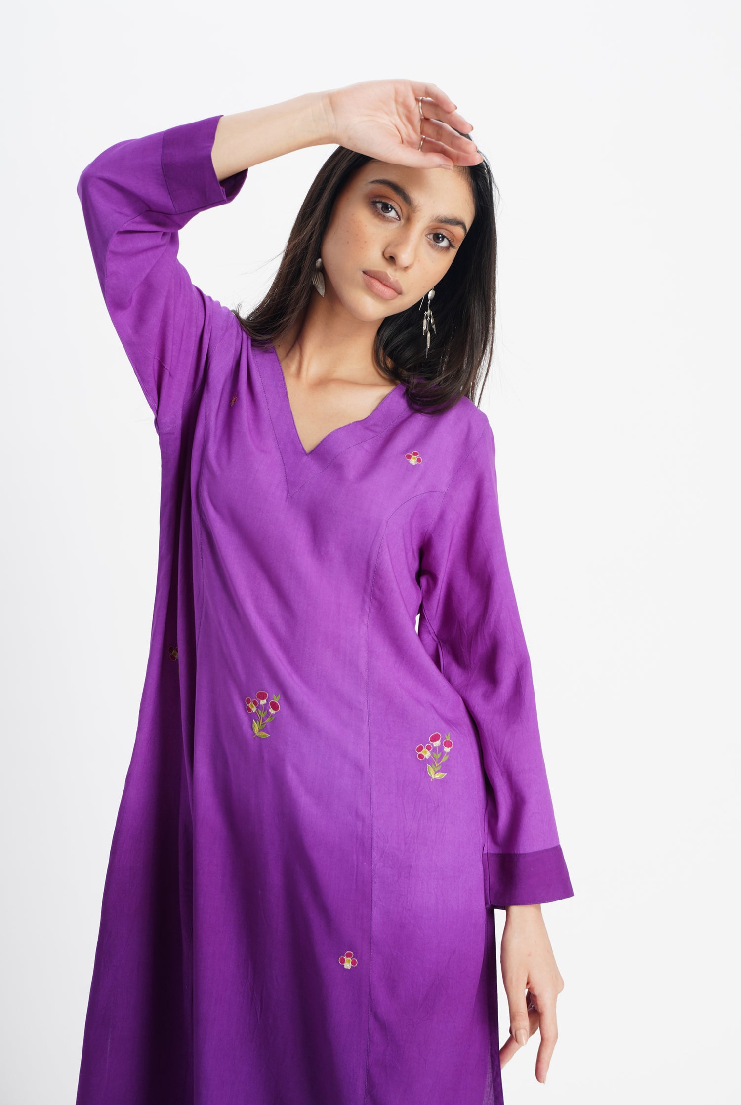Reva Kurta Mauve Ombre (8017870061867)
