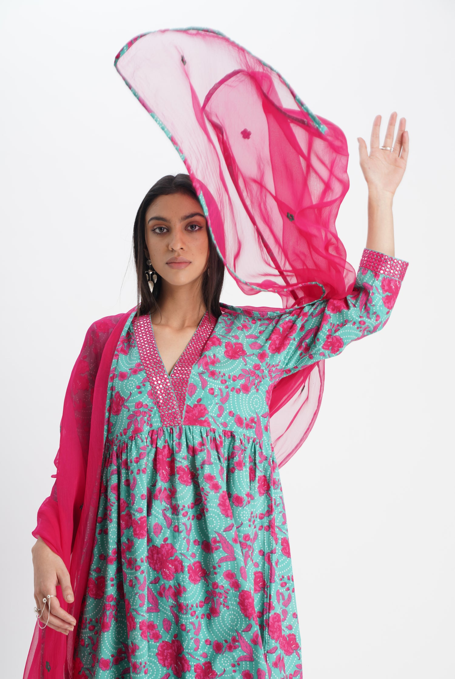 Soha Kurta Sea Green (8017798791467)