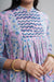 Banjara Pink Blue Collar Kurta (4631083450415)