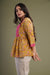 Yellow Pink Bandhej Kurti (540860842031)