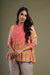 Peach Yellow Bandhej Kurti (960445415471)